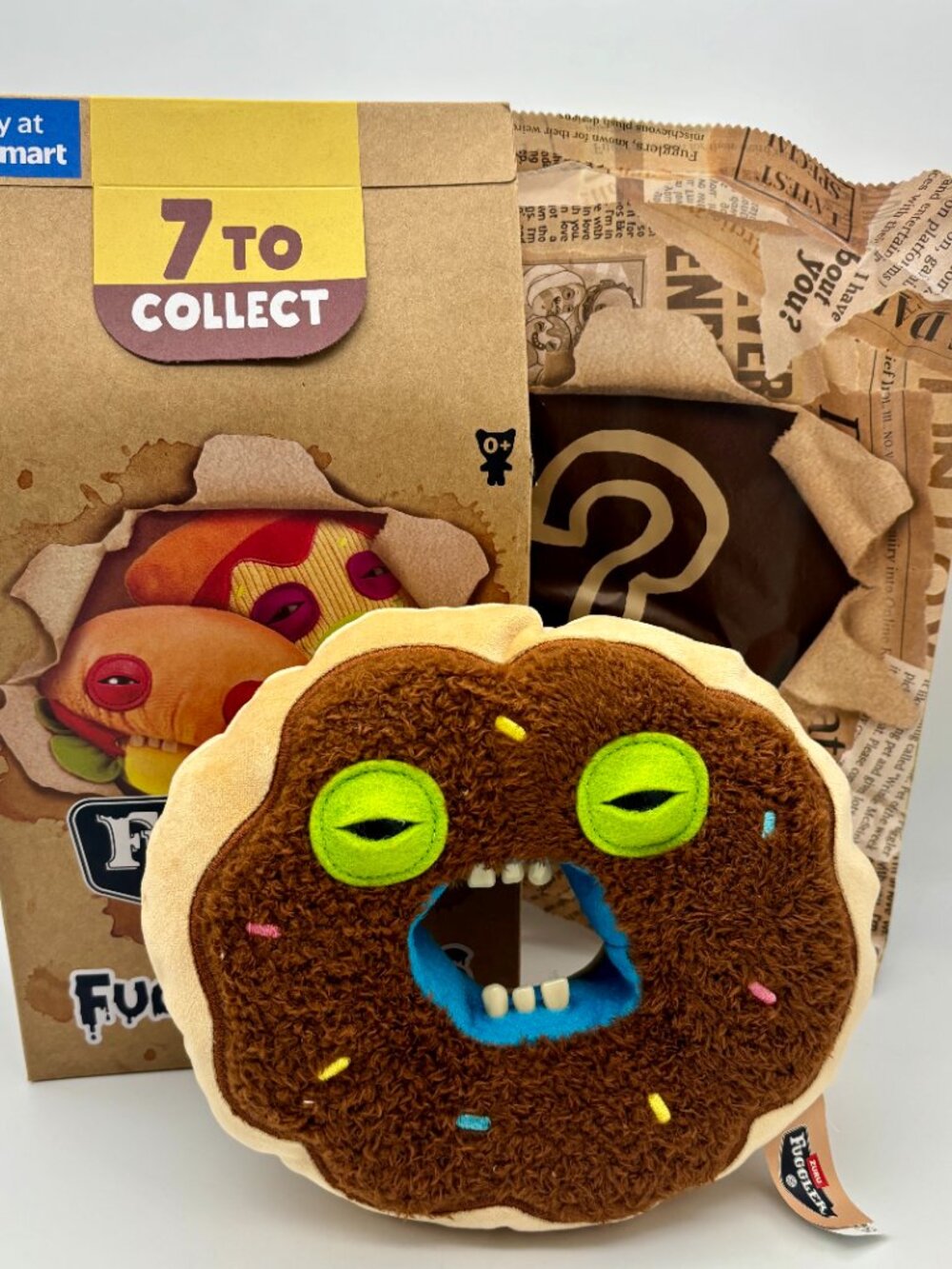 Fuggler Fuggalicious DONUT Funny Ugly Monster 9" Collectible Stuffed Plush Toy